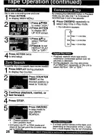 Preview for 26 page of Panasonic Omnivision PV-C1331W Manual