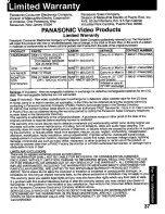 Preview for 37 page of Panasonic OmniVision PV-C2011W User Manual