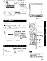 Preview for 31 page of Panasonic Omnivision PV-DM2799 Operating Instructions Manual