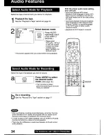 Preview for 34 page of Panasonic Omnivision PV-DM2799 Operating Instructions Manual