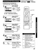 Preview for 37 page of Panasonic Omnivision PV-DM2799 Operating Instructions Manual