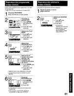 Preview for 61 page of Panasonic Omnivision PV-DM2799 Operating Instructions Manual