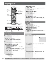 Preview for 32 page of Panasonic OmniVision PV-DR2714 Operating Instructions Manual