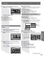 Preview for 61 page of Panasonic OmniVision PV-DR2714 Operating Instructions Manual