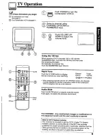 Preview for 9 page of Panasonic OmniVision PV-M1346 User Manual