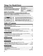 Preview for 2 page of Panasonic Omnivision PV-M1378W Operating Instructions Manual