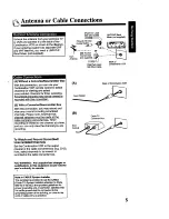 Preview for 5 page of Panasonic Omnivision PV-M1378W Operating Instructions Manual