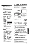 Preview for 19 page of Panasonic Omnivision PV-M1378W Operating Instructions Manual