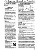 Preview for 3 page of Panasonic Omnivision PV-M1378W Operating Manual