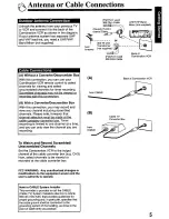 Preview for 5 page of Panasonic Omnivision PV-M1378W Operating Manual