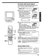 Preview for 13 page of Panasonic Omnivision PV-M1378W Operating Manual