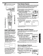 Preview for 21 page of Panasonic OmniVision PV-M20F8 User Manual