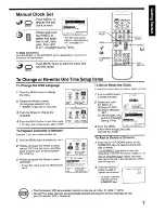 Preview for 7 page of Panasonic OmniVision PV-M2776 Operating Instructions Manual