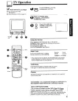 Preview for 9 page of Panasonic OmniVision PV-M2776 Operating Instructions Manual