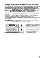 Preview for 3 page of Panasonic OmniVision PV-Q1300W User Manual