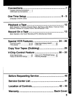 Preview for 5 page of Panasonic OmniVision PV-Q130W User Manual