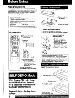 Preview for 6 page of Panasonic OmniVision PV-Q130W User Manual