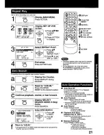 Preview for 21 page of Panasonic OmniVision PV-Q130W User Manual