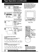 Preview for 22 page of Panasonic OmniVision PV-Q130W User Manual