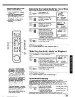 Preview for 29 page of Panasonic Omnivision PV-S4680 User Manual