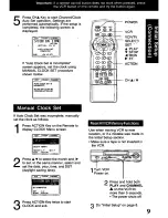 Preview for 9 page of Panasonic Omnivision PV-V4601 User Manual