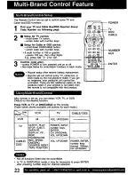 Preview for 22 page of Panasonic Omnivision PV-V4601 User Manual