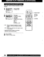 Preview for 30 page of Panasonic Omnivision PV-V4601 User Manual