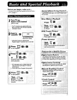 Preview for 9 page of Panasonic Omnivision VHS PV-4465S Operating Instructions Manual