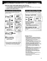 Preview for 15 page of Panasonic Omnivision VHS PV-4465S Operating Instructions Manual