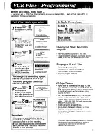 Preview for 19 page of Panasonic Omnivision VHS PV-4465S Operating Instructions Manual