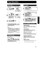 Preview for 19 page of Panasonic OmniVision VHS PV-4562 Operating Instructions Manual