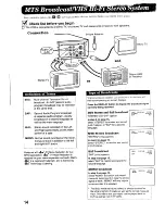 Preview for 14 page of Panasonic Omnivision VHS PV-4564 Operating Instructions Manual