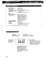 Preview for 24 page of Panasonic Omnivision VHS PV-4564 Operating Instructions Manual