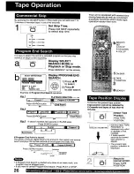 Preview for 26 page of Panasonic Omnivision VHS PV-C2780 Operating Instructions Manual