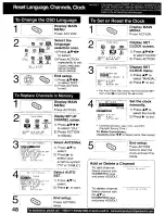 Preview for 48 page of Panasonic Omnivision VHS PV-C2780 Operating Instructions Manual