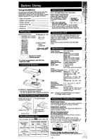 Preview for 3 page of Panasonic Omnivision VHS PV-V4022 Operating Instructions Manual