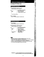 Preview for 17 page of Panasonic Omnivision VHS PV-V4022 Operating Instructions Manual