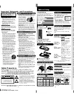 Preview for 2 page of Panasonic Omnivision VHS PV-V4522 Operating Instructions Manual