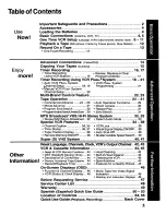 Preview for 3 page of Panasonic Omnivision VHS PV-VS4820 Operating Instructions Manual