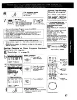 Preview for 17 page of Panasonic Omnivision VHS PV-VS4820 Operating Instructions Manual