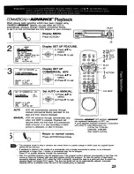 Preview for 25 page of Panasonic Omnivision VHS PV-VS4820 Operating Instructions Manual