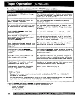 Preview for 26 page of Panasonic Omnivision VHS PV-VS4820 Operating Instructions Manual