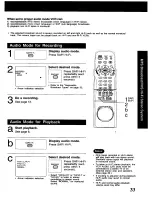 Preview for 33 page of Panasonic Omnivision VHS PV-VS4820 Operating Instructions Manual