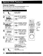 Preview for 34 page of Panasonic Omnivision VHS PV-VS4820 Operating Instructions Manual