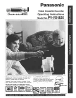 Panasonic Omnivision VHS PV-VS4820 Operating Manual preview