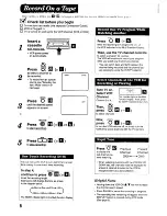 Preview for 8 page of Panasonic Omnivsion PV-4515S Operating Instructions Manual