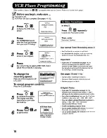 Preview for 16 page of Panasonic Omnivsion PV-4515S Operating Instructions Manual