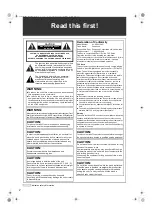 Preview for 2 page of Panasonic P2HD AJ-HPX3100G Operating Instructions Manual