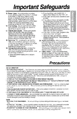 Preview for 5 page of Panasonic Palmcoder PalmSight PV- L571 Operating Instructions Manual