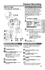 Preview for 17 page of Panasonic Palmcoder PalmSight PV- L571 Operating Instructions Manual